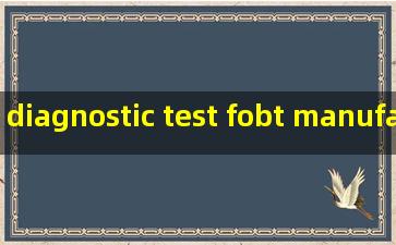 diagnostic test fobt manufacturers